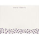 Spotted Edge Flat Note Cards - Letterpress Image 1 of 4